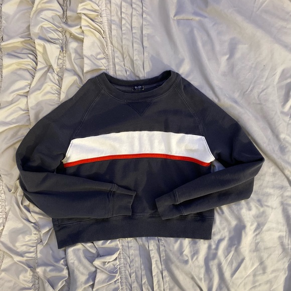 brandy melville striped crewneck/sweatshirt - Picture 1 of 3